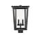 Z-Lite Seoul 2 Light Outdoor Post Mount Fixture, Oil Rubbed Bronze & Clear 571PHBS-ORB - alternate 1